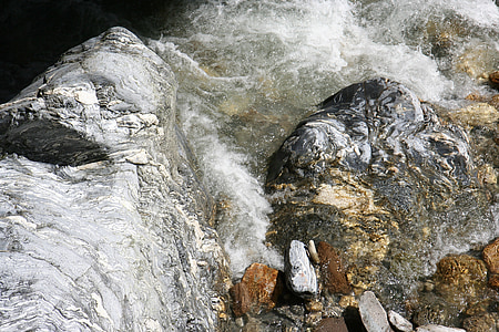 Liechtensteinklamm, besudla, vatten, torrent, sten, Rock