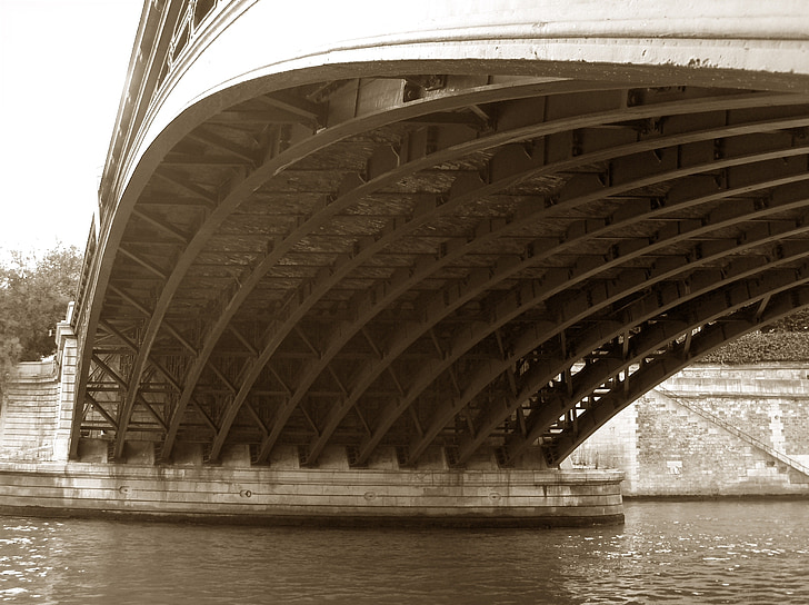 Bridge, La seine, floden, Seinen, arkitektur, City, vartegn