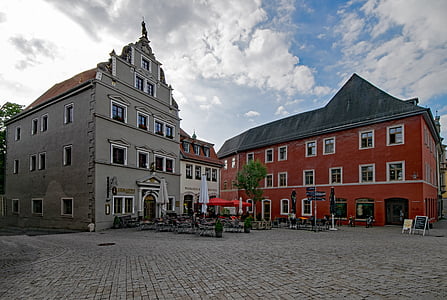 Výmar, Durynsko Německo, Německo, staré město, stará budova, zajímavá místa, kultura