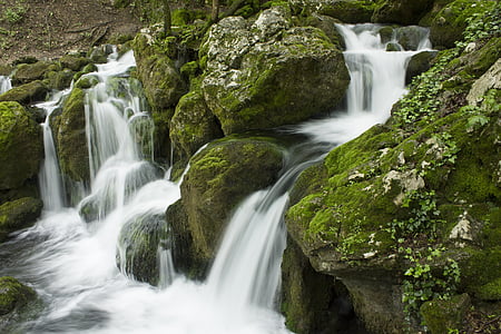 Wasser, fallen, Natur, Landschaft, Wasserfall, Fluss, im freien