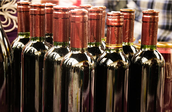 vino, botellas, variedad de uva, alcohol, botella, bebida, botella de vino