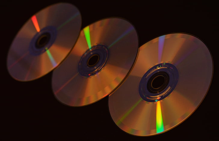 CD, gelb, Abstraktion, die Kunst des, CD-rom, Laufwerk, Motherboard