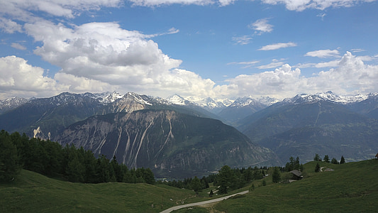 Άλπεις, βουνά, Ευρώπη, χιόνι, αλπική, εξωτερική, το καλοκαίρι