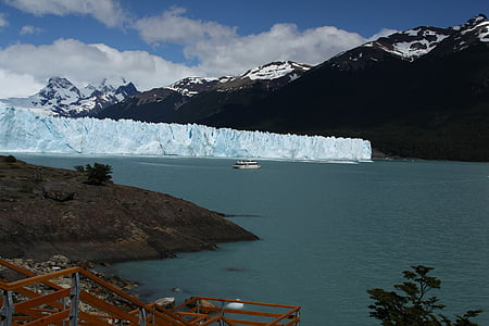 Glaciar Perito moreno, iceberg, mar, geleira, gelo, parede de gelo, água gelada