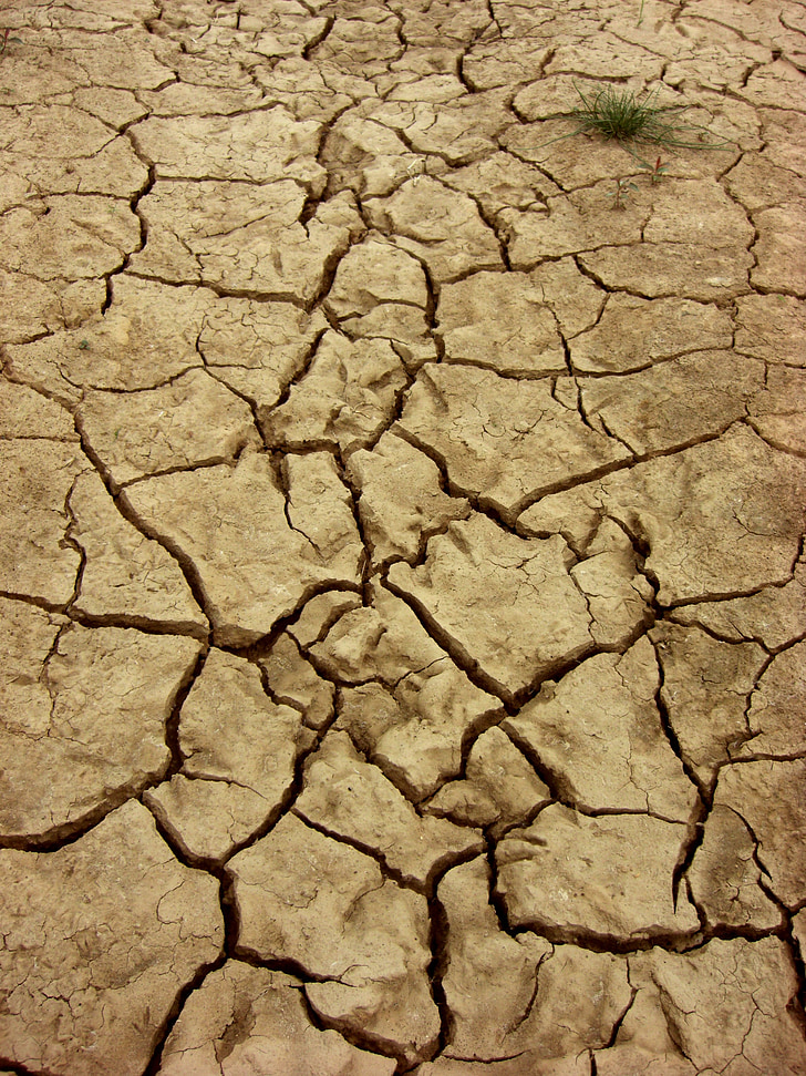 dry, earth, dehydrated, ground, cracks, nature, drought