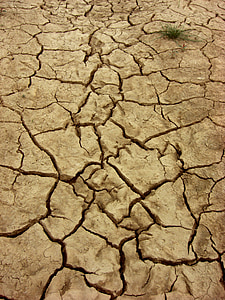 seco, tierra, deshidratados, tierra, grietas, naturaleza, sequía