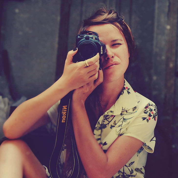 φωτογραφική μηχανή, Κορίτσι, Nikon, πρόσωπο, λήψη φωτογραφιών, γυναίκα, κάμερα - Φωτογραφικός Εξοπλισμός