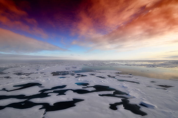 Arctic, Sea, Ocean, vesi, Etelämanner, talvi, lumi