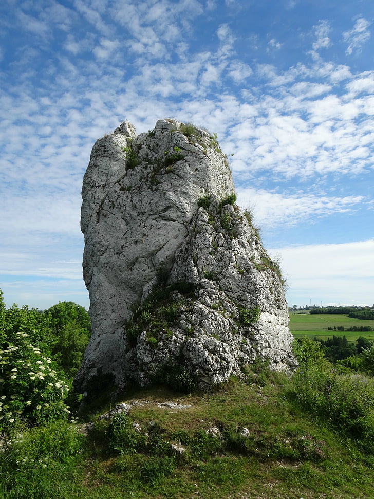 Jerzmanowice, Polandia, pemandangan, batu, alam, batu kapur, Pariwisata