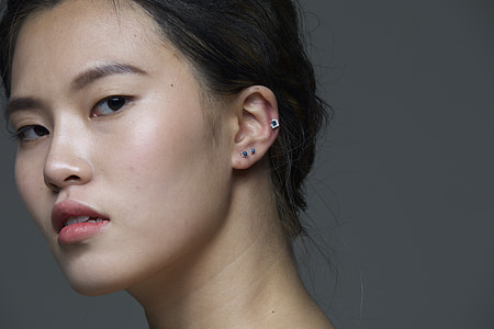 piercing, by cl, model, fashion, women's, facial, asiam