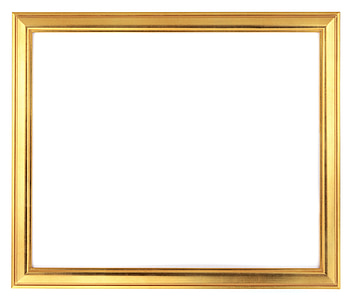 zlato, Foto rámeček, klasické, prázdné, plátno