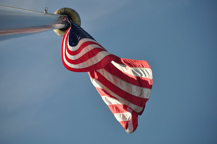 Bandera, Estados Unidos de América, Fondo, Margraten, Estados Unidos, bandera americana, patriotismo