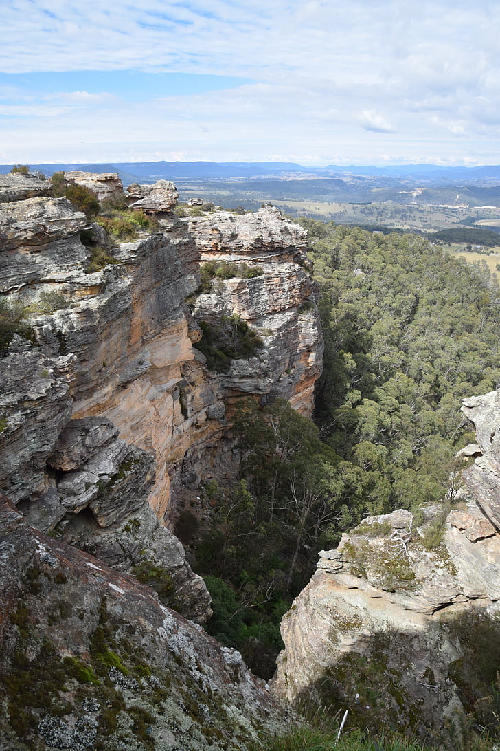 Lithgow, Hassan's steny lookout, Rock, pieskovec