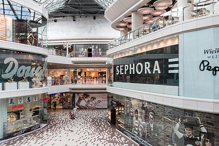 shopping mall, shop, shopping, kielce, crown, poland, editorial