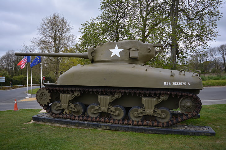 sherman tank, tank, usa army, war, history, military, wwii