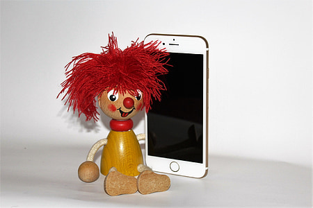 pumuckl, iPhone 6s, smartphone, drăguţ