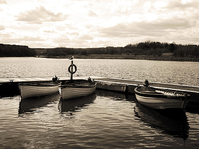 bateaux, Loch, Lac, eau, Ecosse, jours fériés