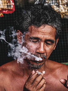 man, vietnam, people, smoke, life, the street, everyday