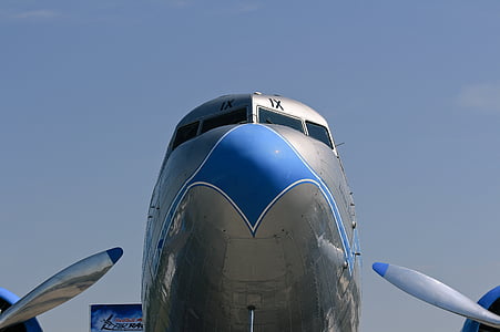 lietadlá, lietať, modrá, lietadlo, preprava, vzduchu vozidla, kokpit