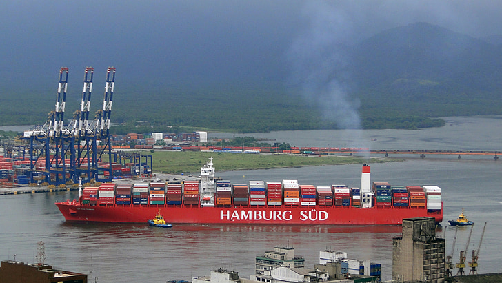 maneuver, ship, port of santos