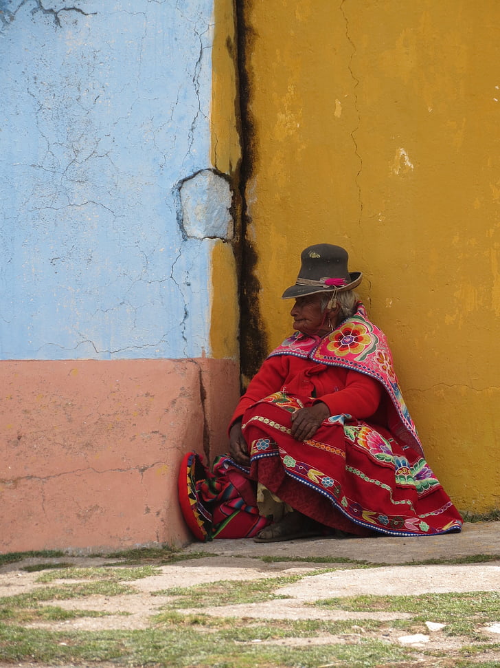 indfødte, Peru, kvinde, Inca, Native, gamle, rejse