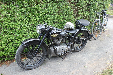 Oldtimer, motocykel, Antique