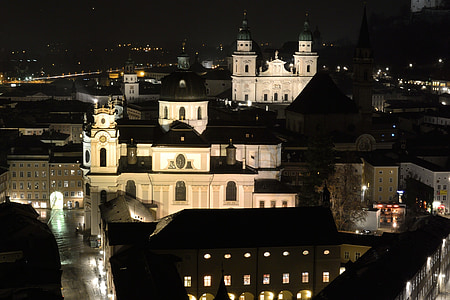 Salzburg, Itävalta, Mönchberg, Stiftskirche-kirkko, Dom
