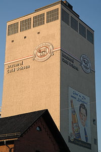 buey de cervecería oro, fábrica de cerveza, oro de buey, Torre de la cervecería, Torre, edificio, arquitectura