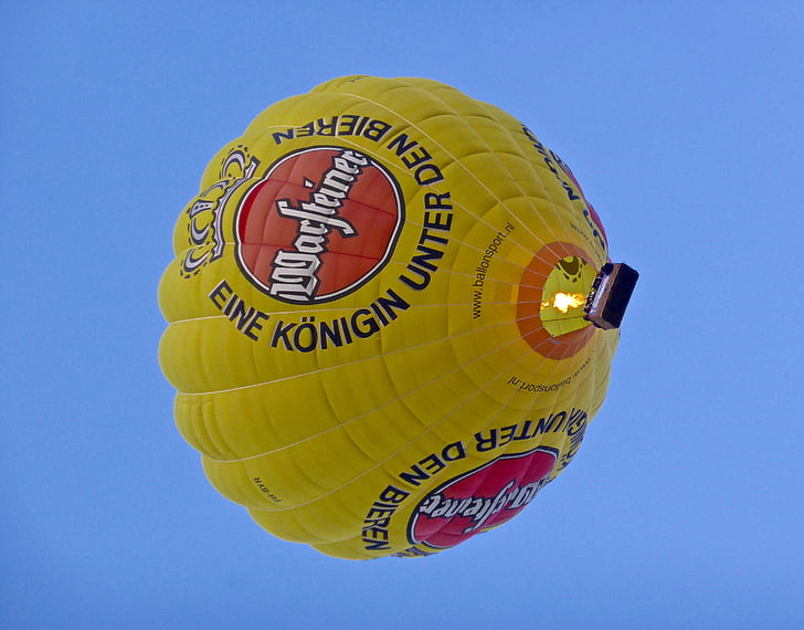 Heißluftballon, Gondel, Korb, Luft, heiß, Abenteuer, Ballonfahren
