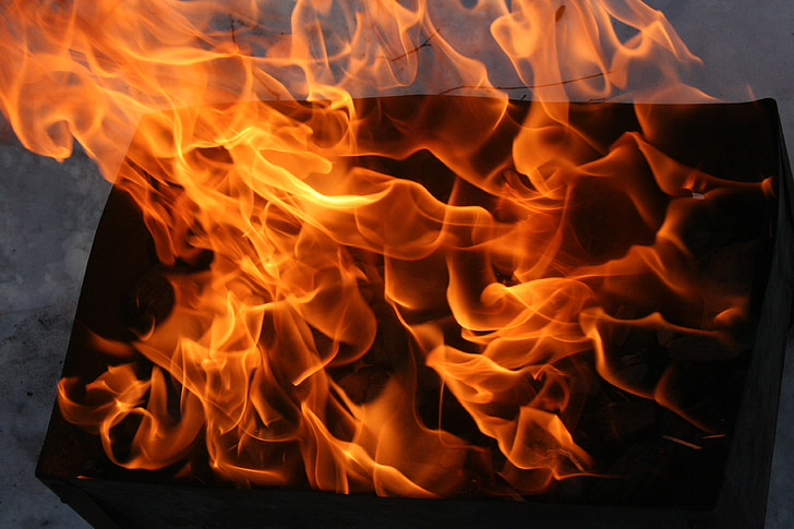 ogenj, plamen, Koster, opekline, pereč, vročina