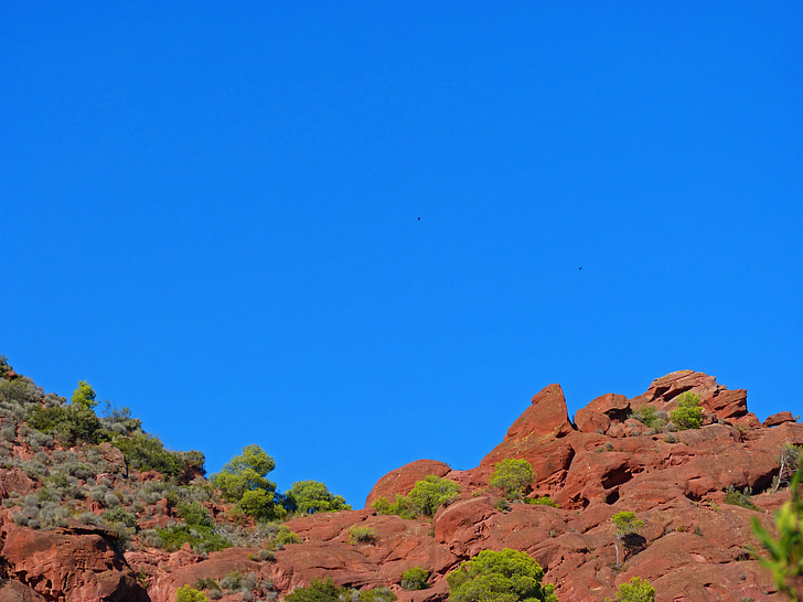 rock, red sandstone, mountain, erosion, priorat