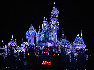 Disneyland, december, Kalifornien