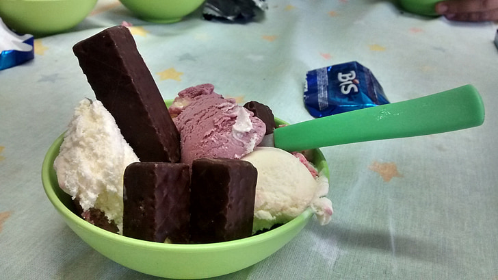 сладолед, десерт, бис, туба, пот