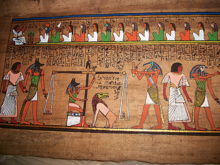 Ēģipte, Anubis, spriedums, Dievs, ēģiptiešu, seno, reliģija