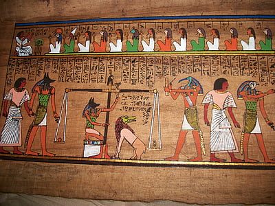 Egypten, Anubis, bedömning, Gud, egyptiska, antika, religion