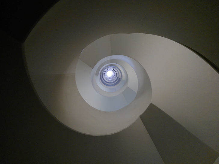 stairs, staircase, architecture, spiral staircase, upward