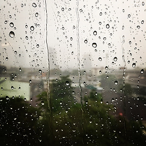 หยาดฝน, ฝน, สปริงเกลอร์, เม็ดฝน