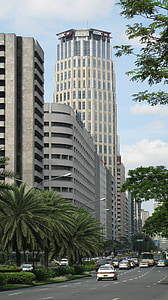 Filippiinit, Street, arkkitehtuuri, Skyline, City, Kaupunkikuva, Tower