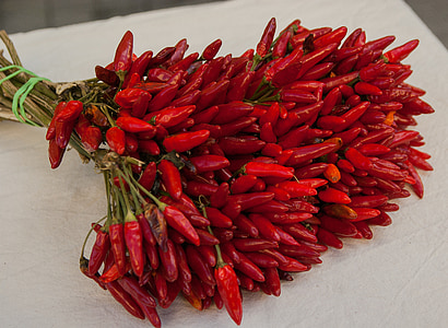paprika 's, specerijen, West-Indië, markt