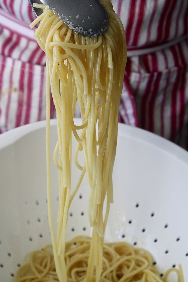 pasta, spaghetti, voedsel, Italiaans, keuken, lunch, diner