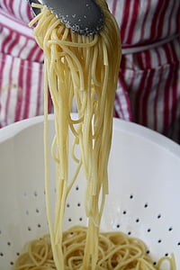 makaronai, spagečiai, maisto, Italų, virtuvė, pietūs, vakarienė