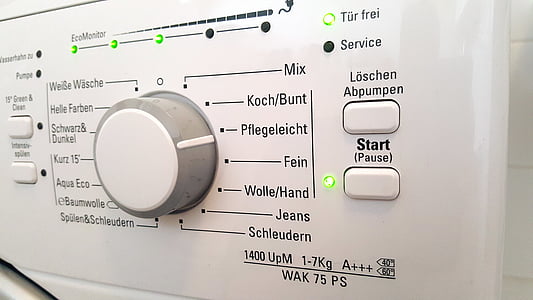 washing machine, white, easy to clean, cleanliness, laundry, hygiene, clean