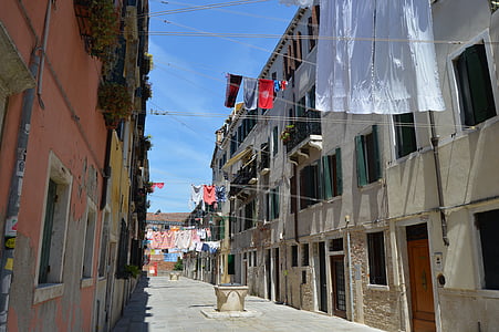 Street, Veneetsia, riided, suvel, Sunny, Itaalia