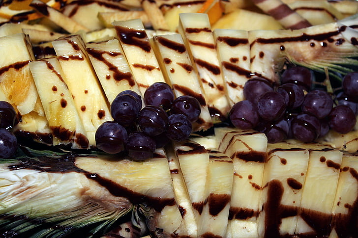baubeeren, borůvky, Ananas, dezert, ovoce, ovoce, jídlo