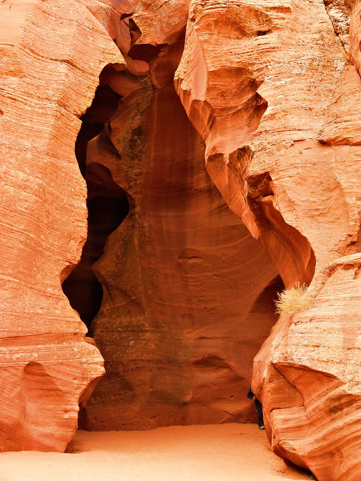 Горна, антилопа, слот, каньон, страница, Аризона, САЩ