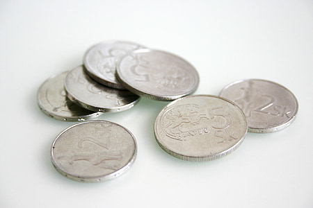eski paralar, bir sürü, taç, Slovakya