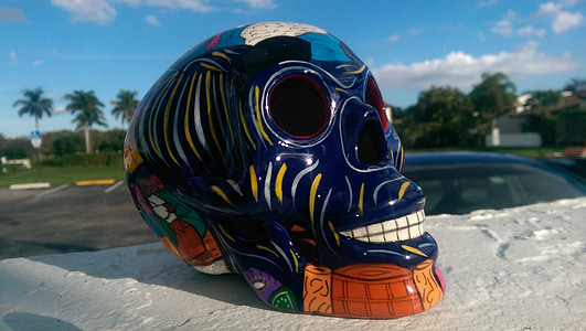 skull, day of the dead, mexican, symbol, dead, sugar skull, skeleton