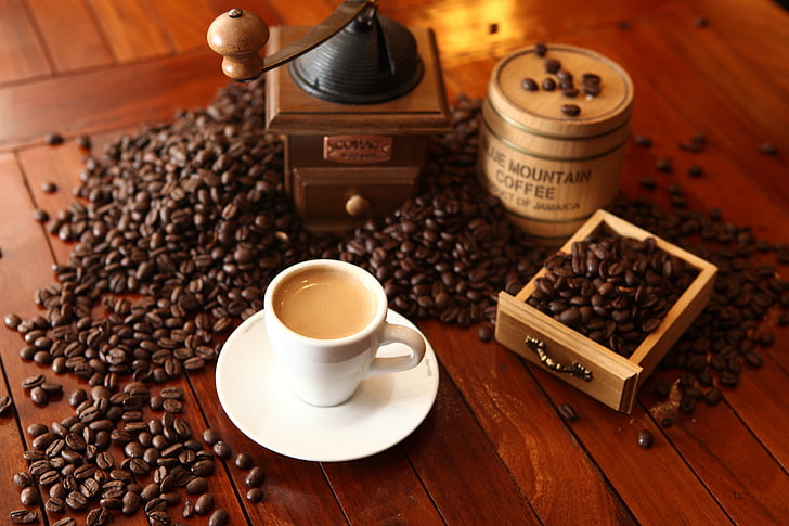 Café, kaffe, aroma, Drik, Cup, Bean, brun