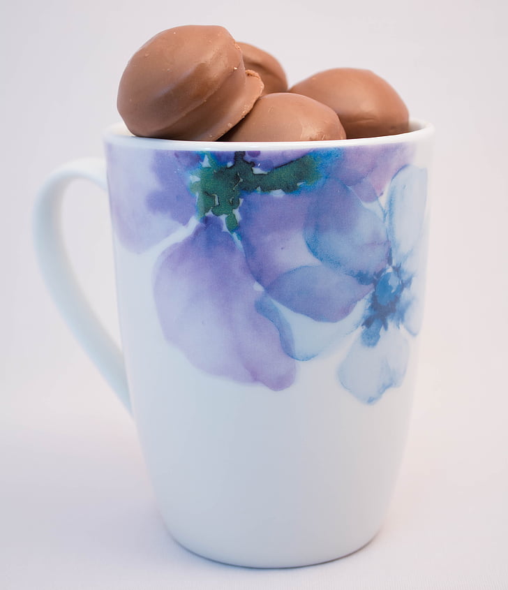 mug, bonbons, chocolates, cup