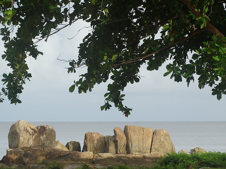 Cayenne, Frans-Guyana, kust views